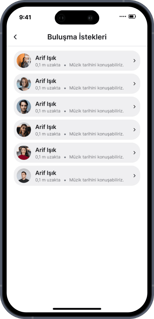 Coffee Talks buluşma istekleri listesi